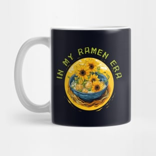 RAMEN ERA, van gogh sunflower style Mug